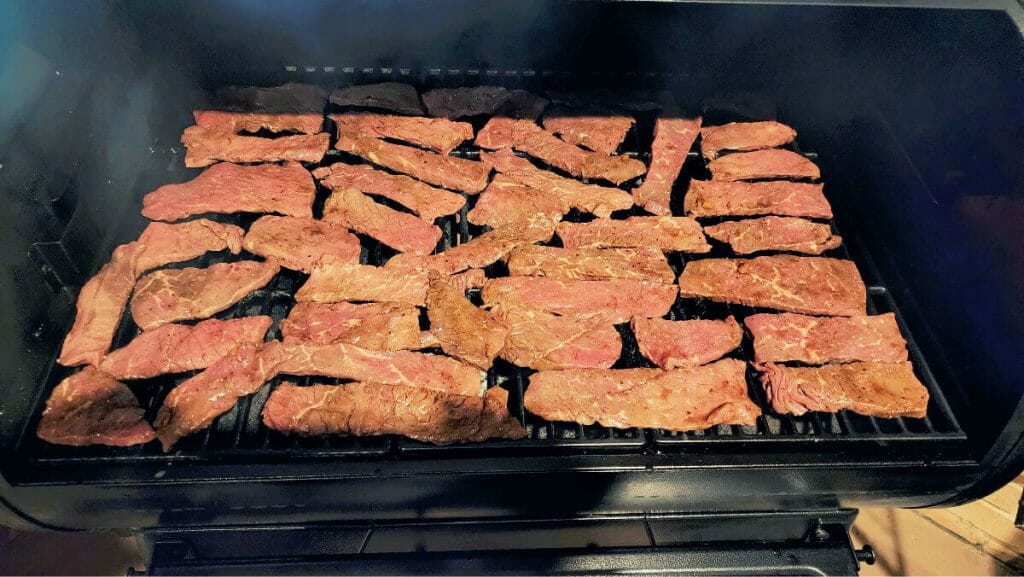 jerky on pit boss pellet grill
