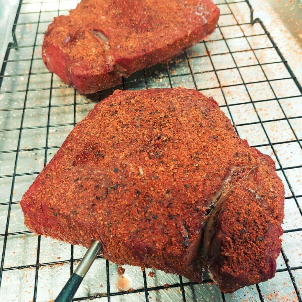 Cooking-Sirloin-Steak-on-a-Traeger