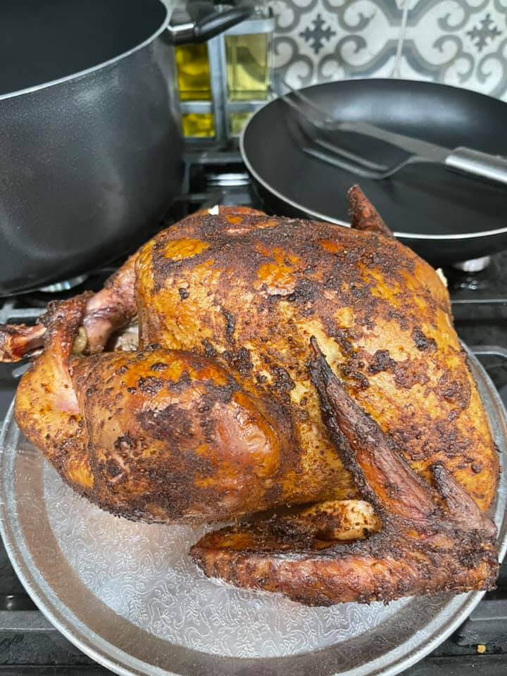 crispy skin smoked turkey