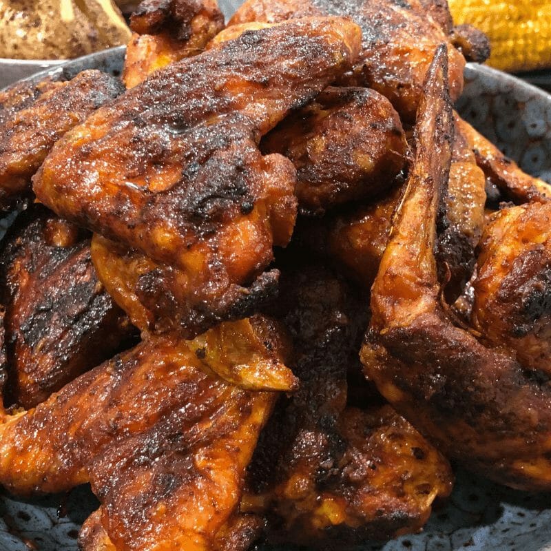 Does Dry Rub Go On Wings Before Or After Cooking