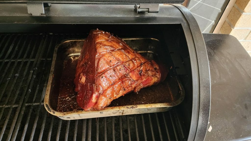 Double-Smoked-Ham-for-easter-on-my-smoker