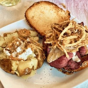 How to Make Smoked Tri-Tip Sandwich