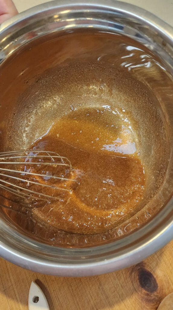 making-glaze-for-bourbon-ham