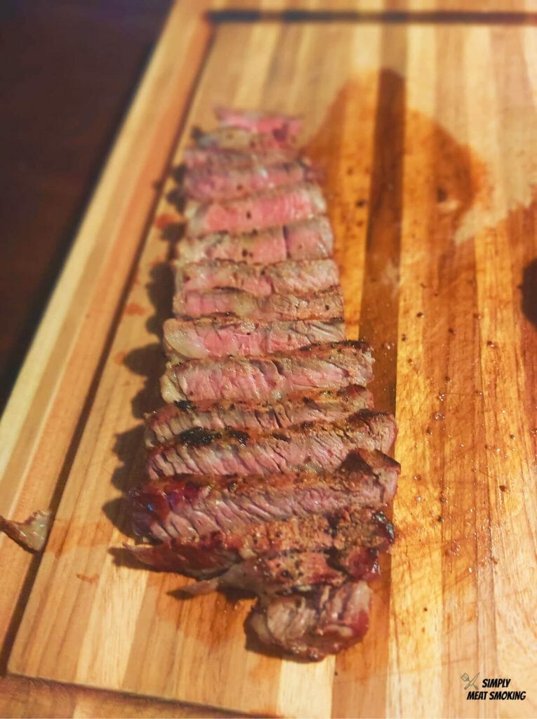 sliced-new-york-strip-traeger
