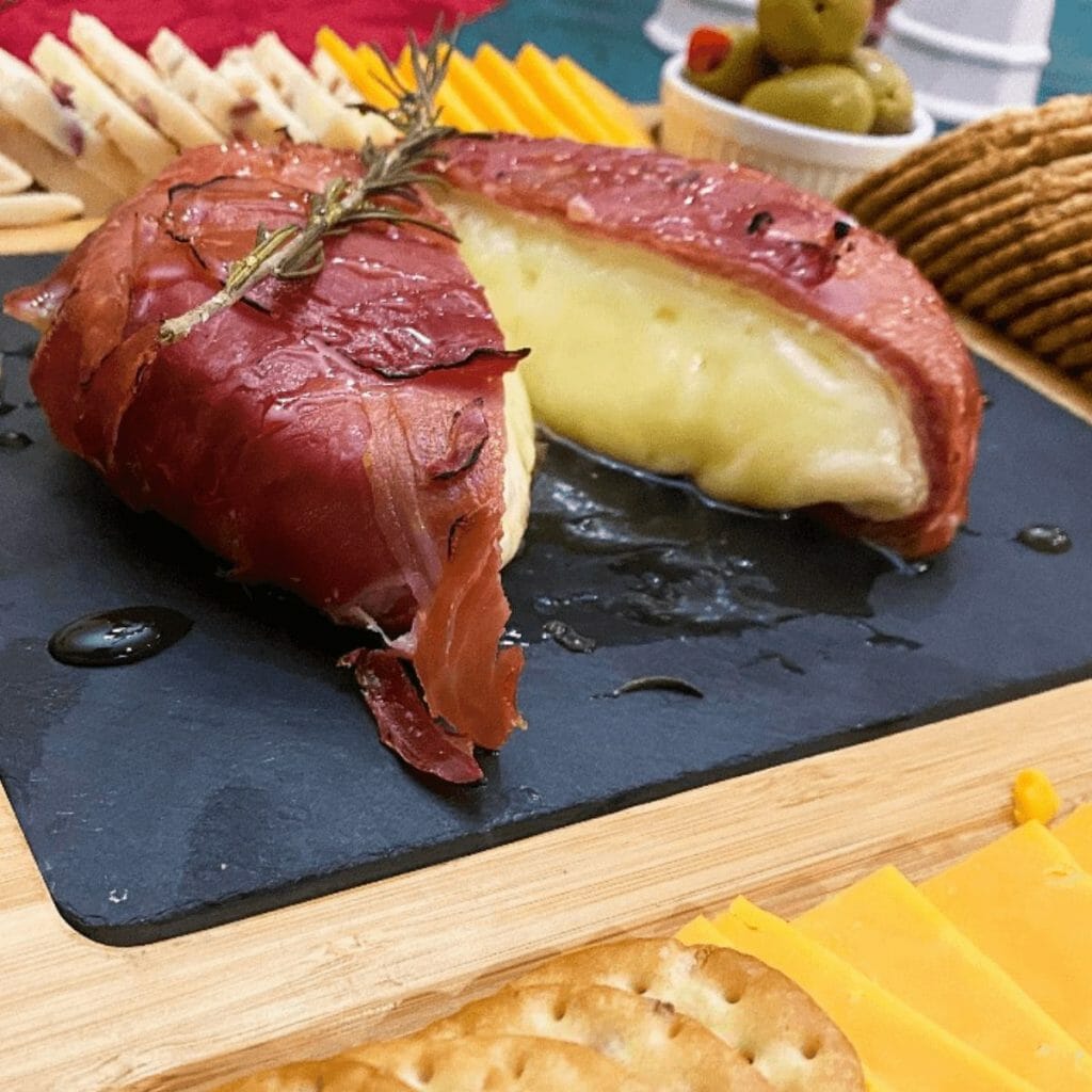 Smoked-Brie-Cheese-Wrapped-in-Prosciutto