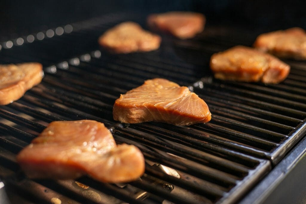smoked-tuna-half-way-though-cook