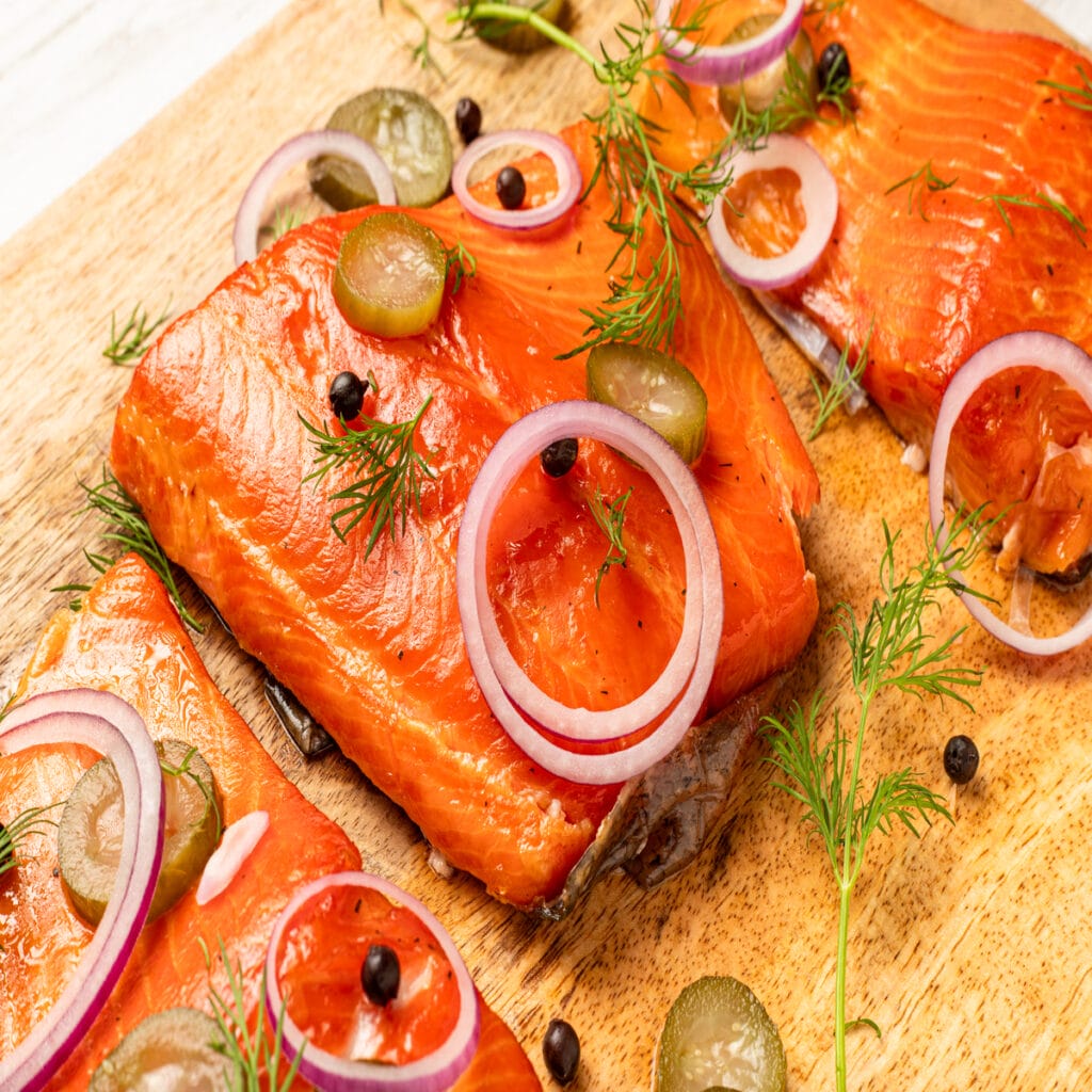 smoking trout on a traeger (1)