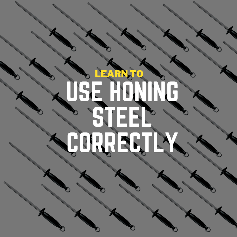 how to use sharpening rod